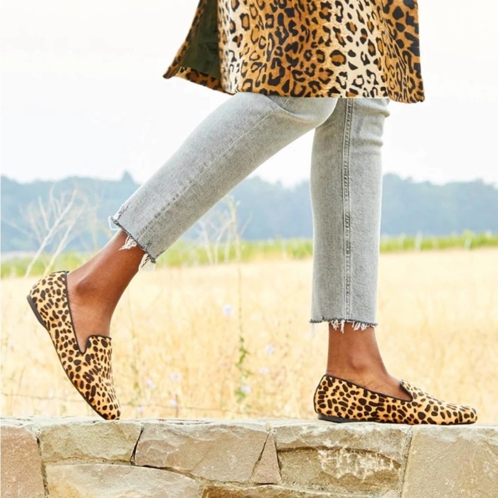 Birdies Leopard Print Loafers